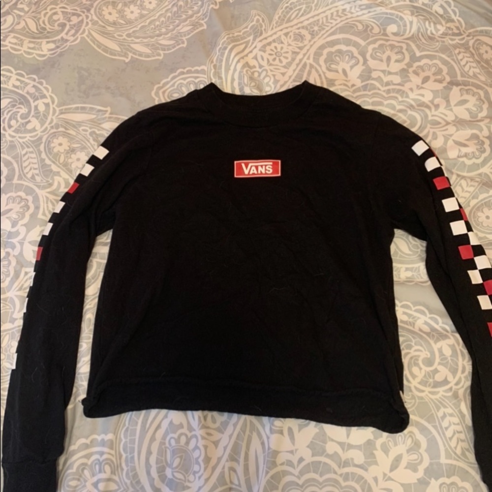 Vans Long Sleeve Crop Top